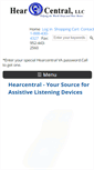 Mobile Screenshot of hearcentral.com